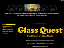 Tablet Screenshot of glassquest.com